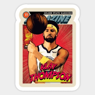 Klay Thompson - Comics Magazine Retro 90s Sticker